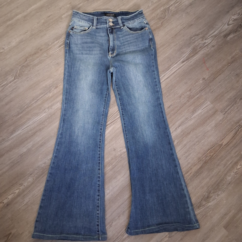 Judy Blue Women's Flare Jeans - Picture 2 of 7